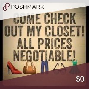 All prices negotiable!!